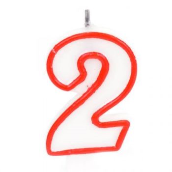 נר אדום לבן מספר 2