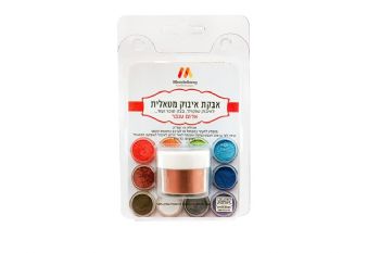 אבקת איבוק מטאלית אדום ענבר מנדלברג