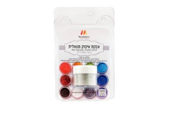 אבקת איבוק מטאלית כסף ספארקל מנדלברג