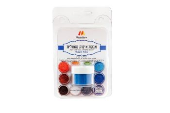 אבקת איבוק מטאלית כחול מטאלי מנדלברג