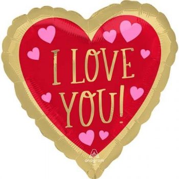 בלון מיילר - לב I Love You