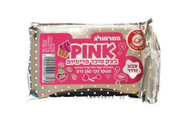 בצק סוכר פרימיום המרשלג ורוד - 250 גרם