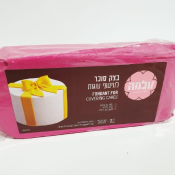 בצק סוכר עלמה ורוד - 1 ק"ג