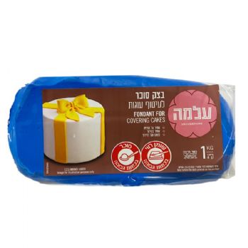 בצק סוכר עלמה כחול - 1 ק"ג