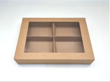 קופסת 4 תאי חלוקה עם תחתית נשלפת 22*22*5
