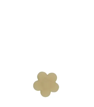 פרח 19 מ"מ - קישוט לבן פרווה - 42 יח' בצנצנת - מספר 4102
