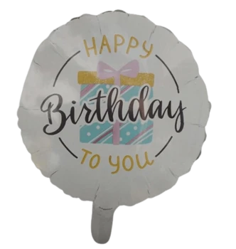 בלון מיילר לניפוח בהליום 18 אינץ' - Happy Birthday to you