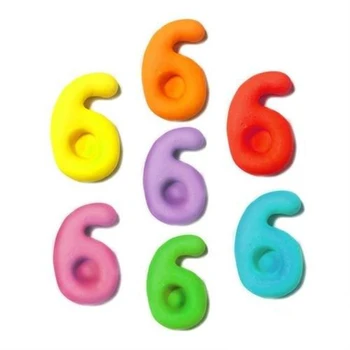 מספרים מבצק סוכר - מספר 6